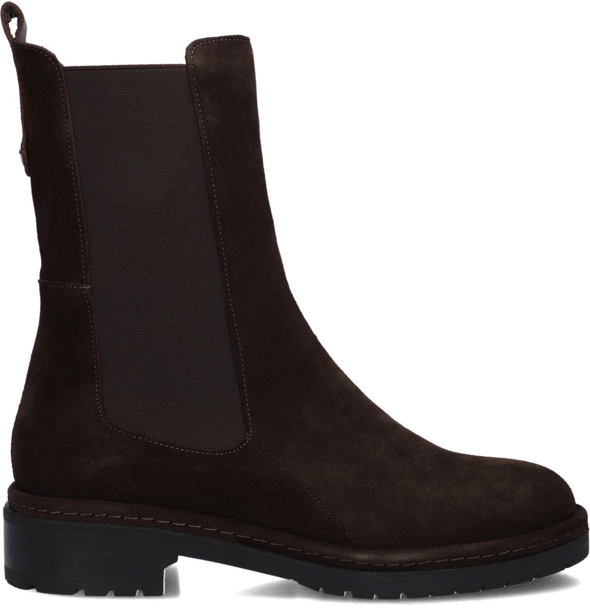 Fred De La Bretoniere - FLINT YAEL Ankle Boot Suede Dark Brown - Maat 36