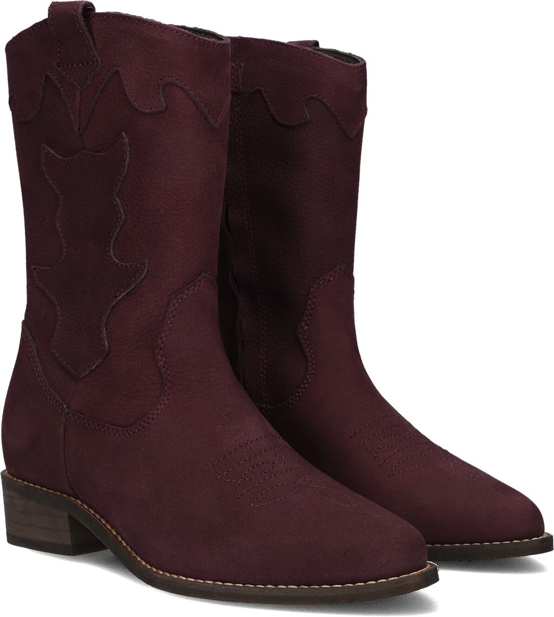 Wysh Nolia Laarzen - Nubuck - Meisjes - Paars - Maat 35