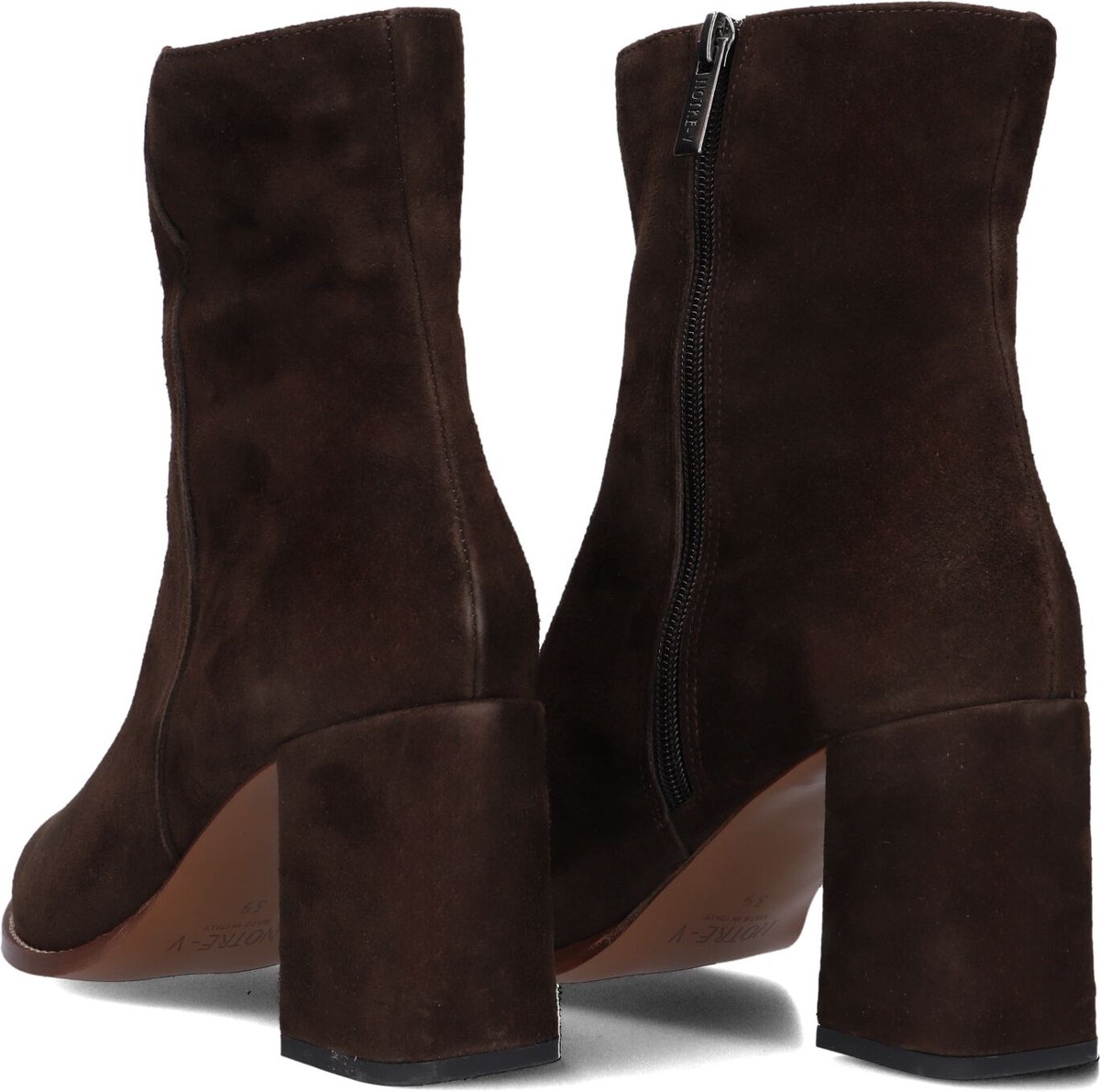 Notre-V 94836 Laarzen - Suède - Dames - Bruin - Maat 42