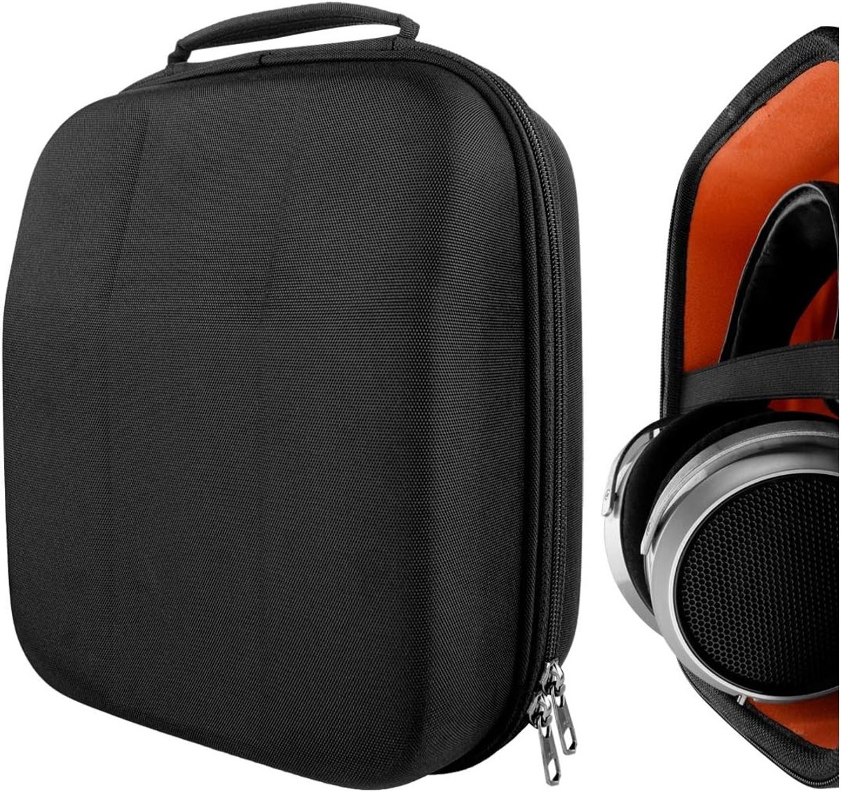 Hardcase voor HiFiMAN Koptelefoons - Beschermende Reisopberging met Kabelopslag voor Deva-Pro, Sundara en Arya - Zwart
