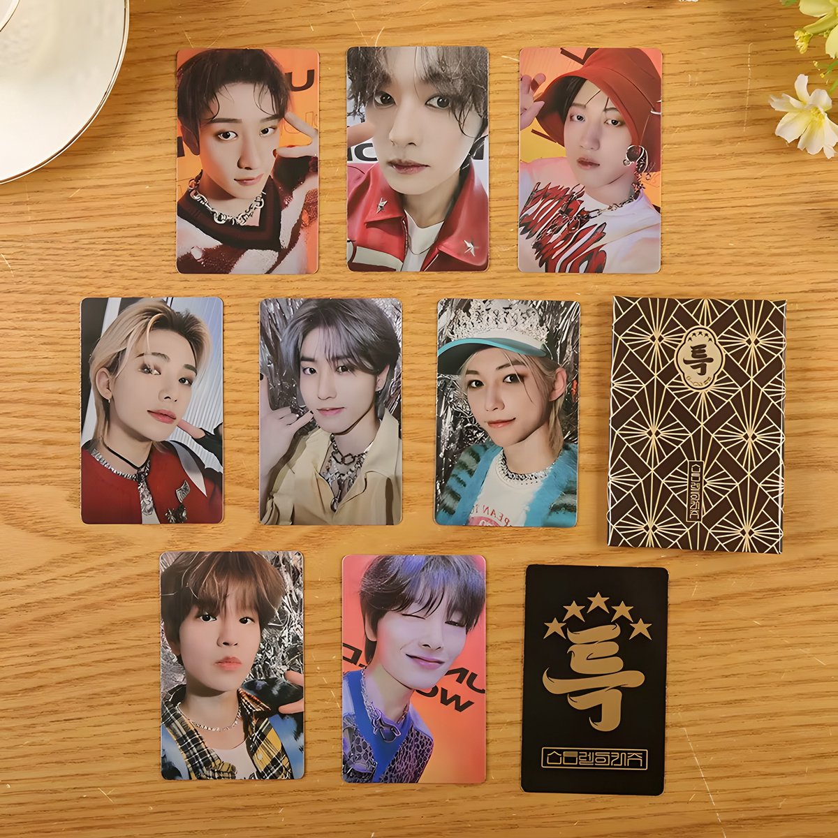 KPOP Stray Kids 5-STAR The 3rd Album Photocard variant P Gold Rank Card [Fotokaarten]