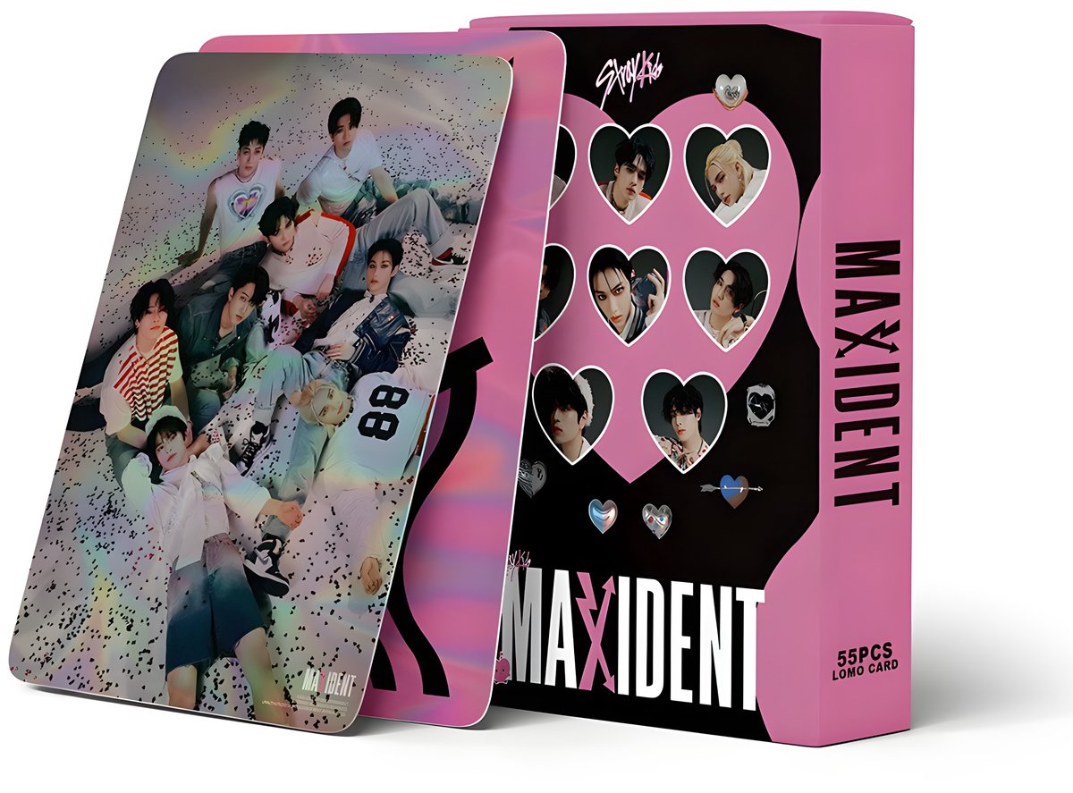KPOP 55pcs/box Stray Kids Maxident Photocard [Fotokaarten]