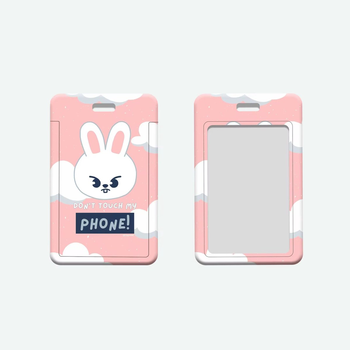 KPOP Stray Kids SKZ Bus Card Holder Pink Cloud Bunny [Sleutelhanger]