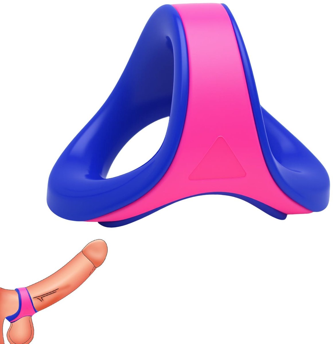 Elzusha - Verstelbare Ring voor Mannen - Silicone Set voor Vertraging