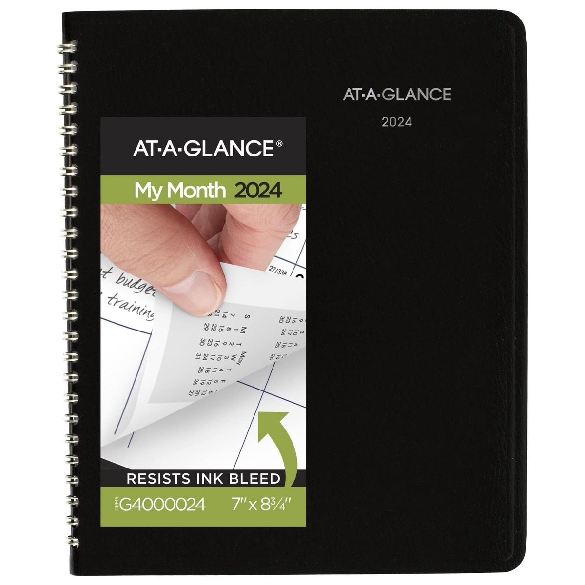Elzusha - 2024 Maandplanner 7" x 8,75" voor Duidelijke Organisatie