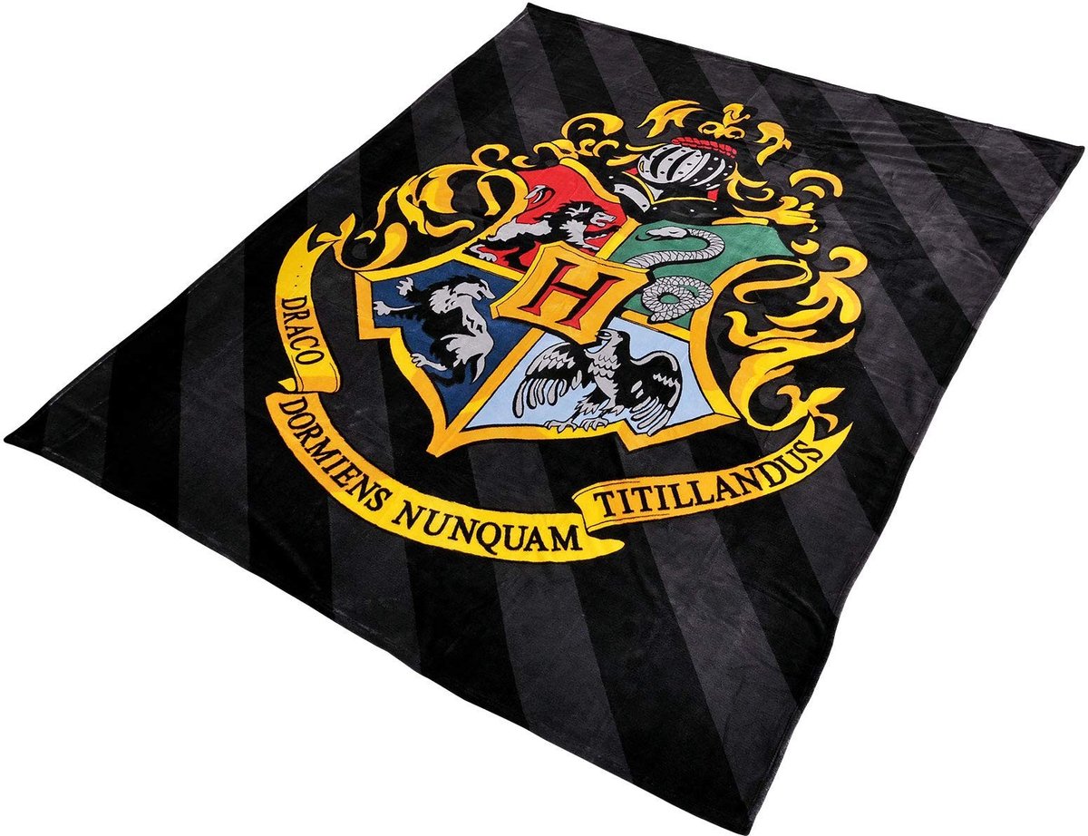 Elzusha - Harry Potter Dekentje met Hogwarts Motief 180 x 220 cm