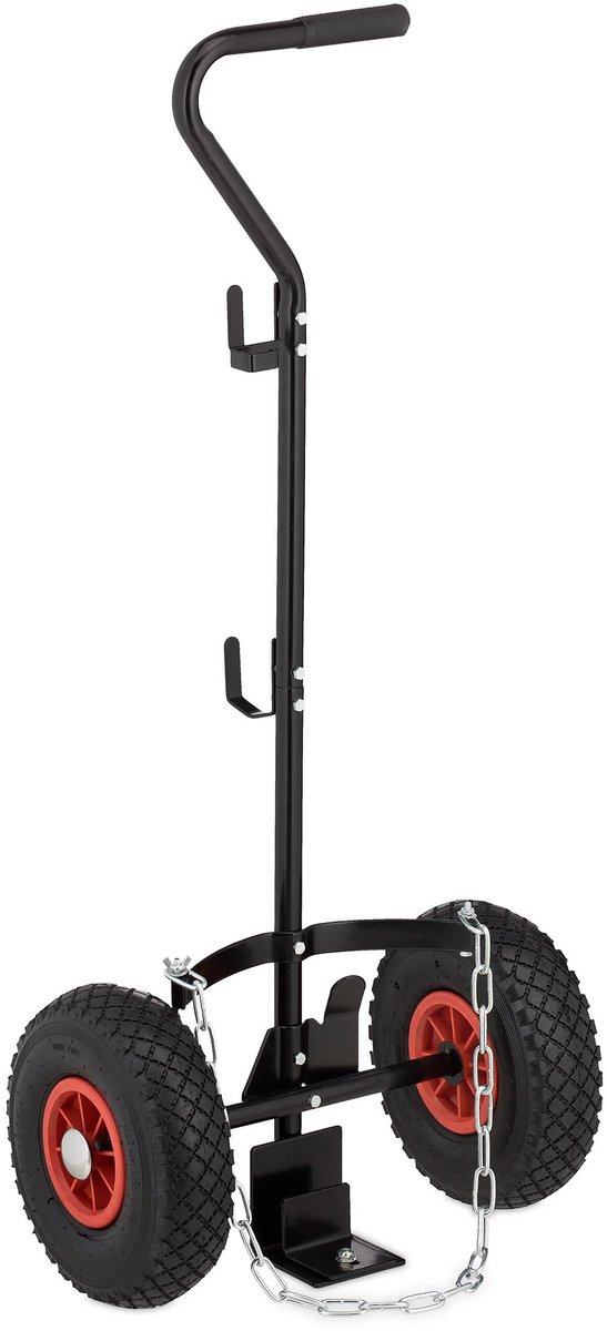Elzusha - Trolley voor Gasflessen tot 5 kg met Pneumatische Banden