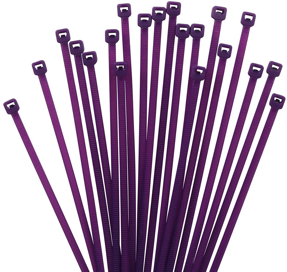 Elzusha - Kabelbinders 20cm - Paars, 1000 Stuks, Zelfsluitend