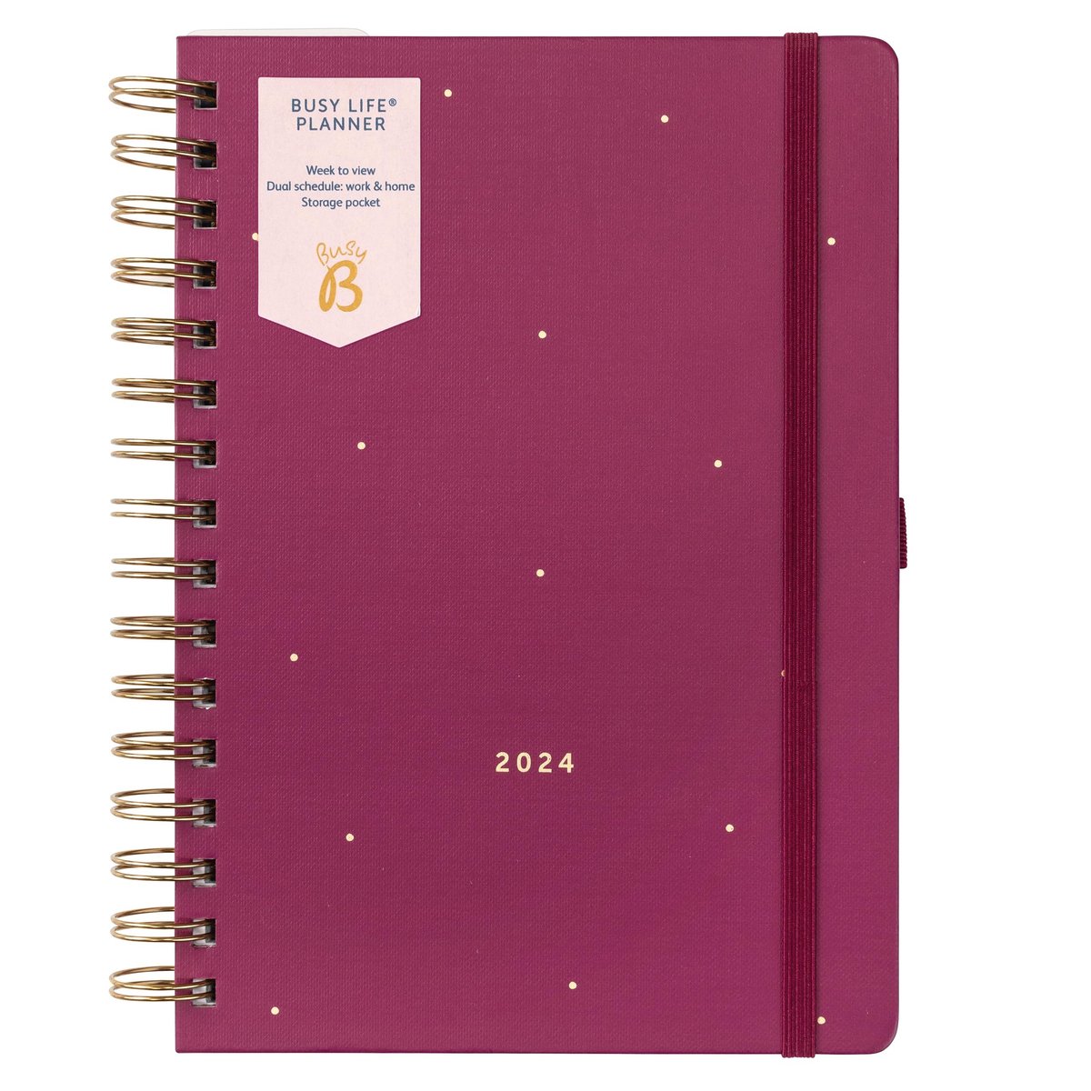 Elzusha - A5 Busy Life Planner 2024 met Dubbele Schema's