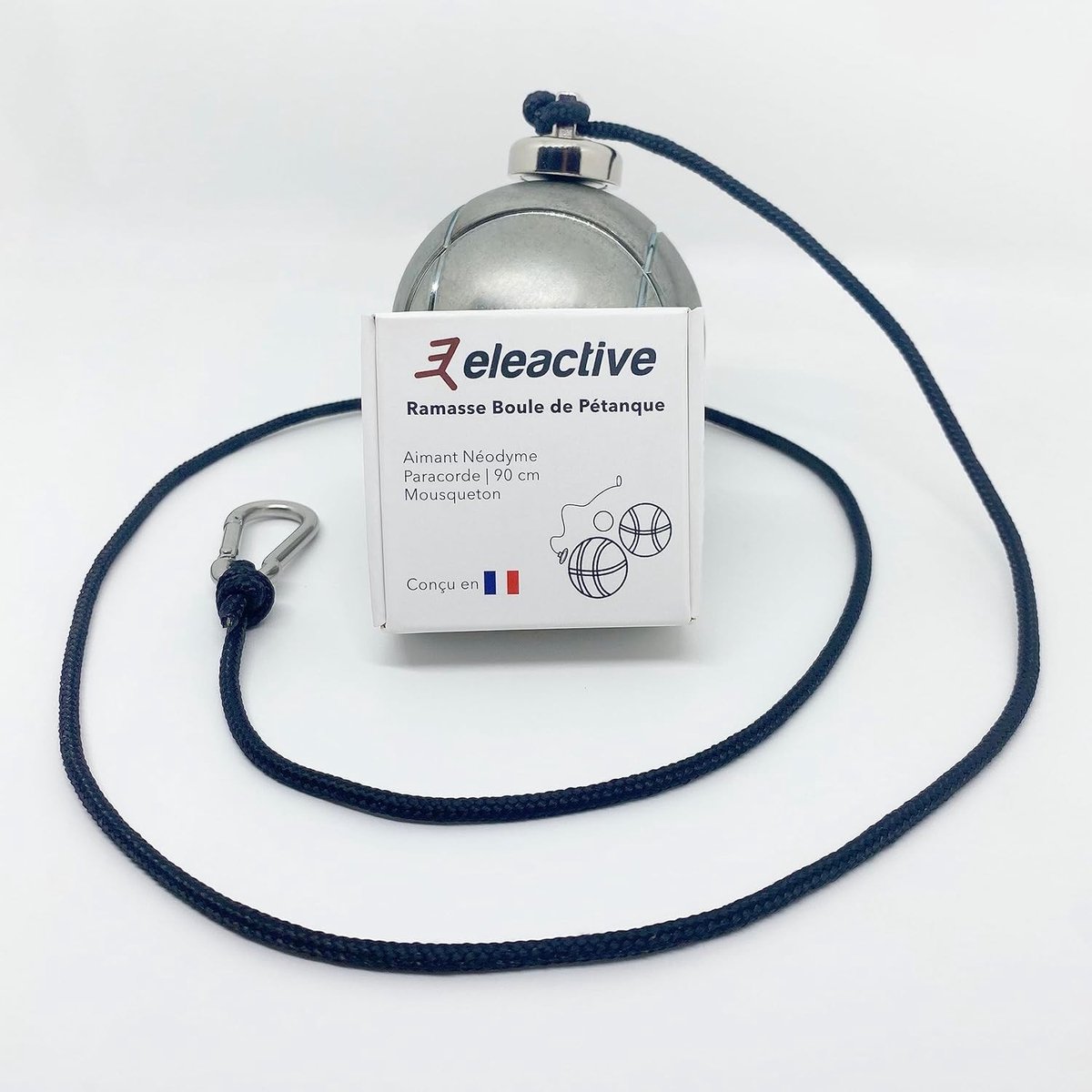 Pétanque Balverzamelaar - Zwart - 90 cm - Sterke Neodymium Magneet - Voor Amateurs en Wedstrijden