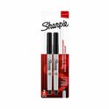 Twee zwarte Sharpie permanente markers met ultrafijne punt in een verpakking.
