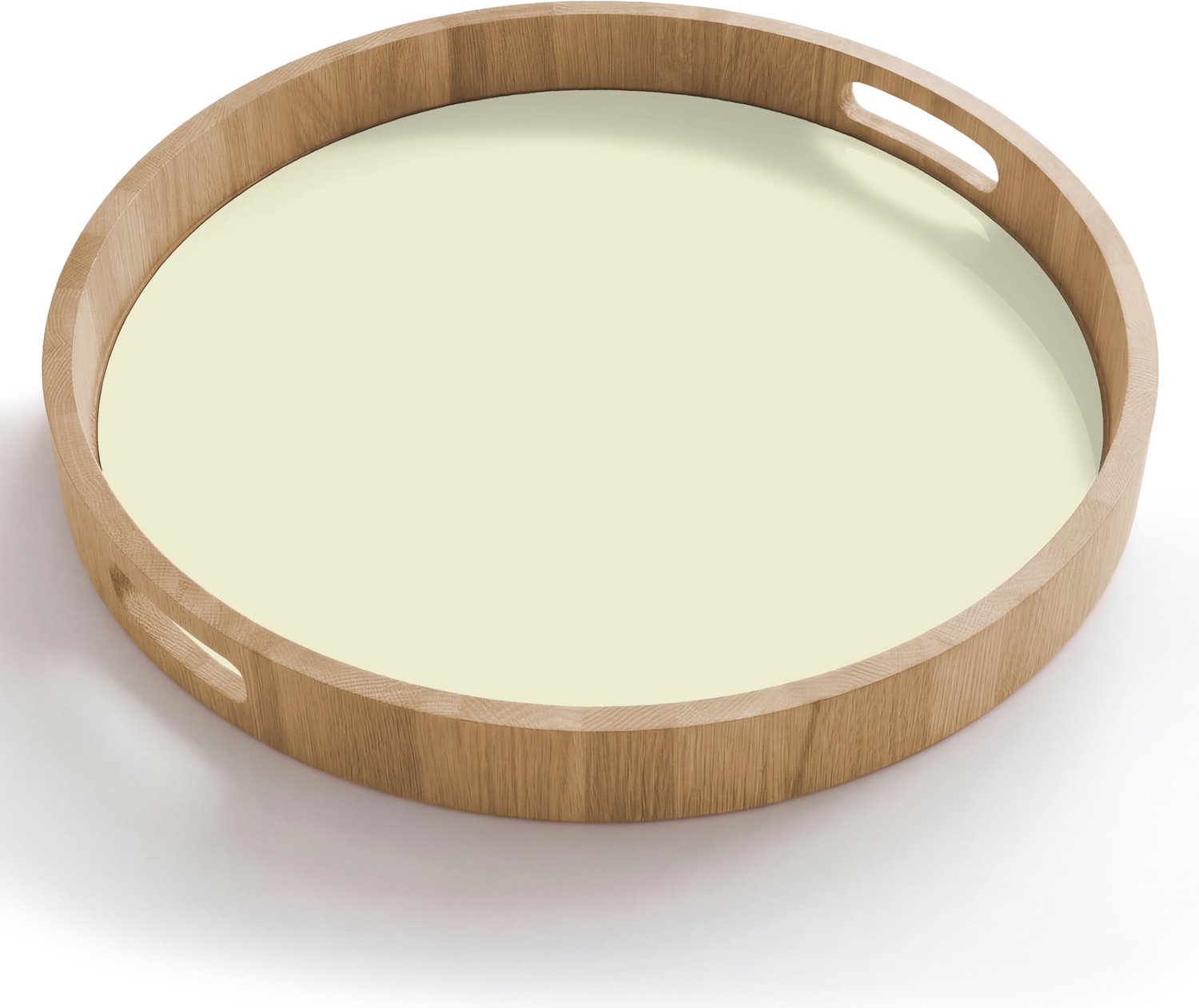 Dienblad rond 50x50 cm - Schootdienblad hout - Arctic - Daisy - Nude - Borrelplank rechthoek - Plateau houten dienbladen