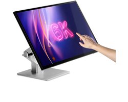 Alogic Clarity 32 inch 6K UHD Touchscreen Monitor – 6016x3384 Resolutie – 10-punts Multitouch-scherm – compatible met MPP 2.0 Active Stylus - Grijs