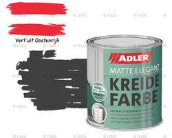 ADLER Vivido Krijtverf – Raaf – Duurzame matte verf voor hout, meubels, deuren, metaal en kunststof – 375 ml