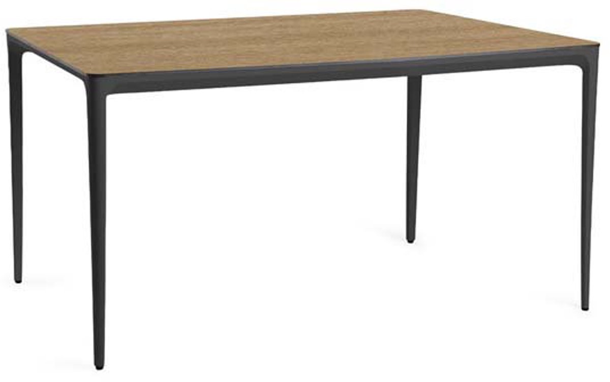 Elegante dining tafel trespa bergamo charcoal 160 x 90 cm Tierra Ou...