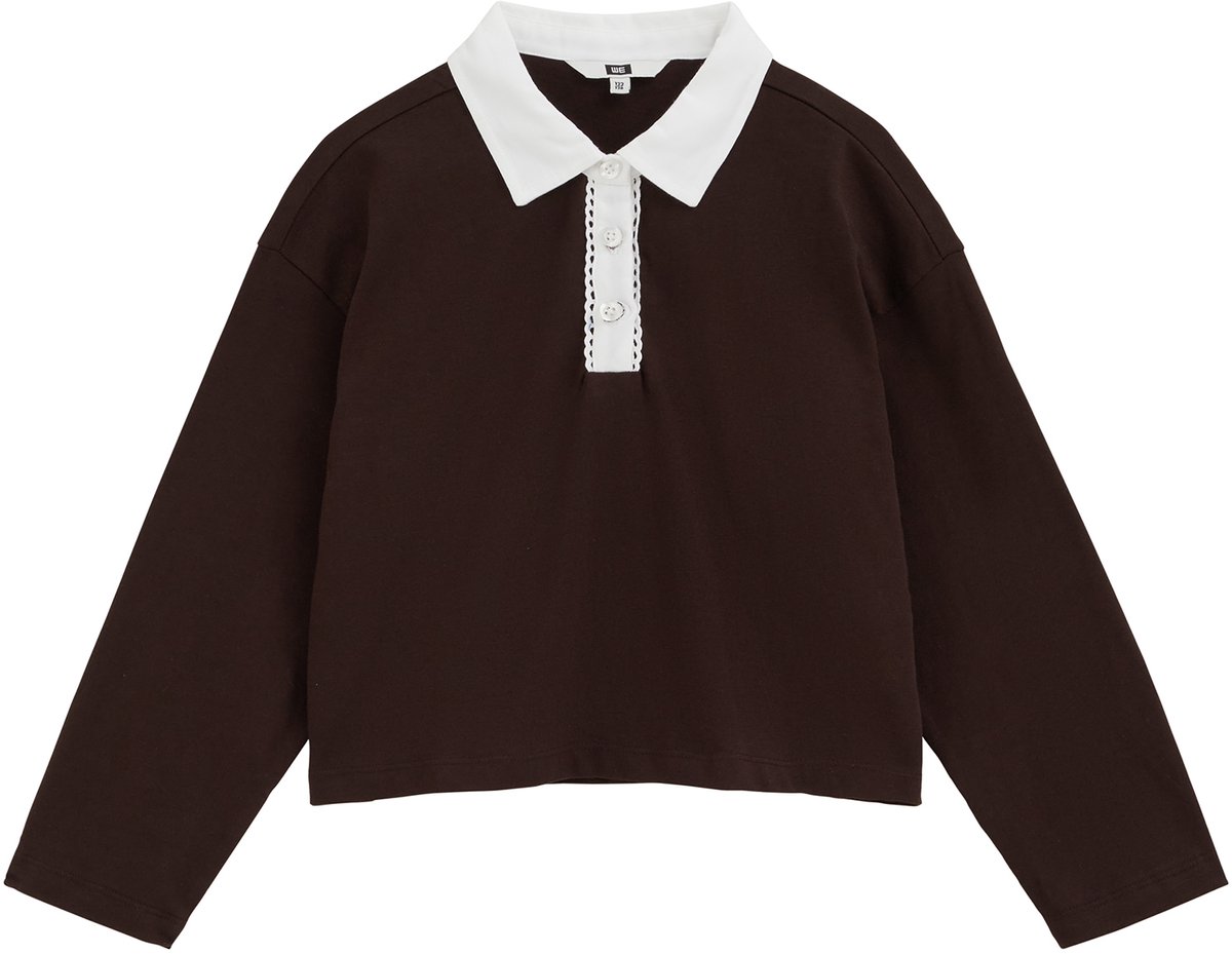 WE Fashion Meisjes polo met kant