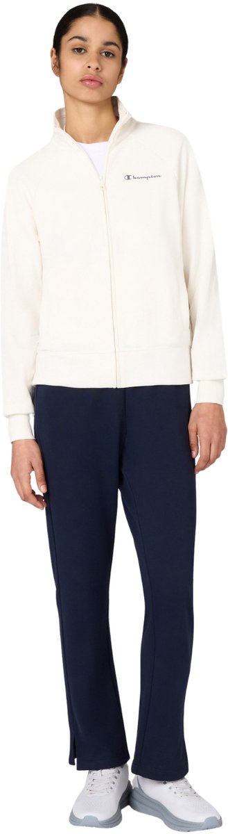 Champion Trainingspak Dames Full Zip Suit kremowo Donkerblauw - Maat XS