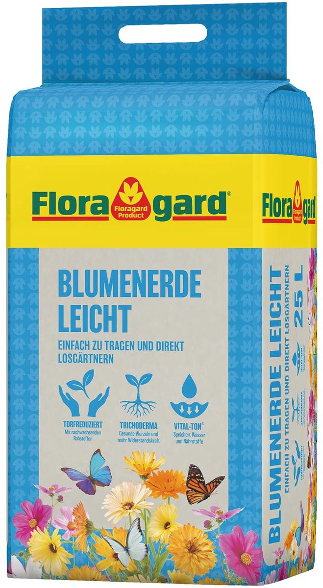 Floragard bloemenaarde licht 25 liter
