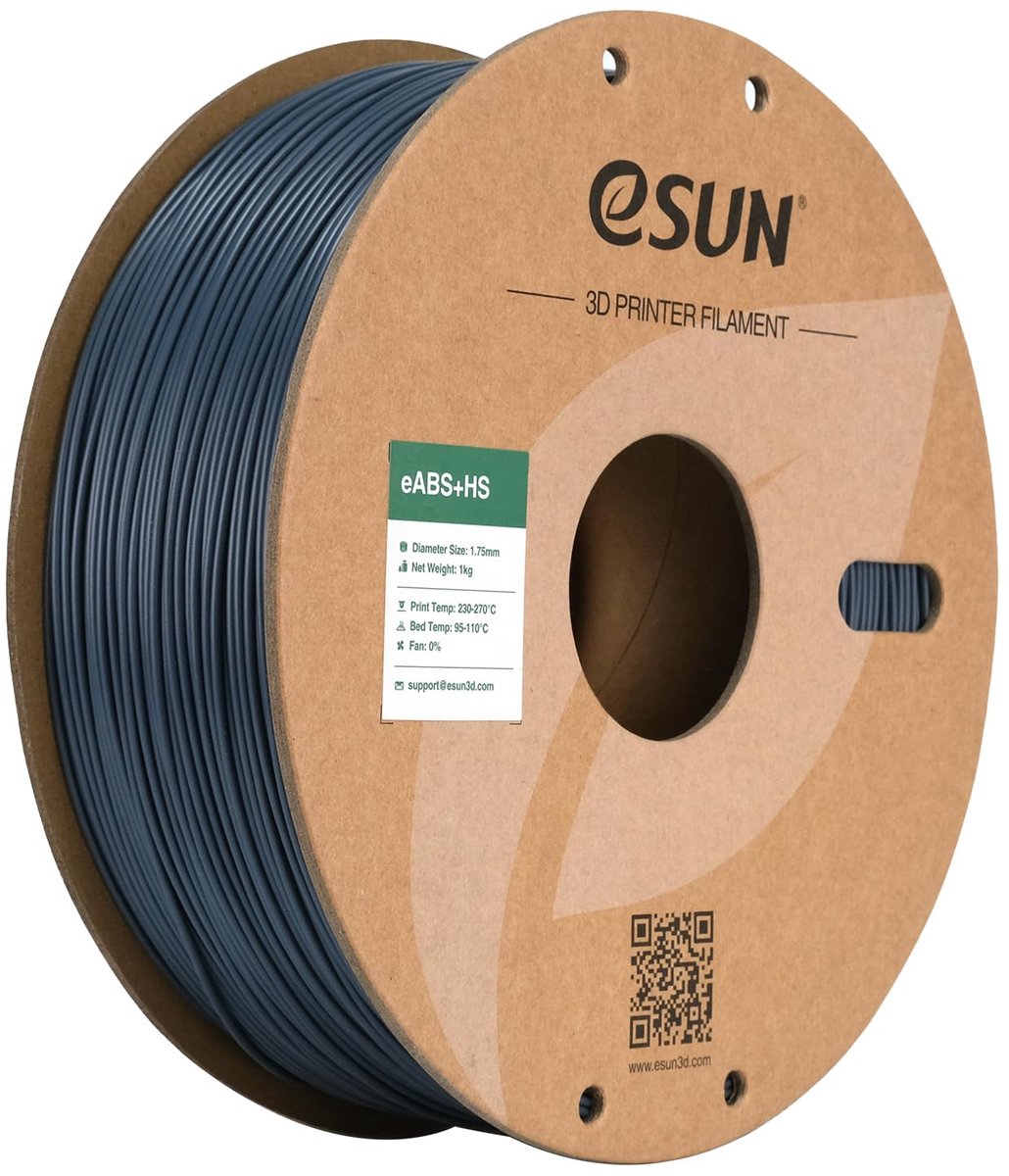 3D-print filament 1.75mm - eABS+HS Grijs - hoge snelheid - ideaal voor gedetailleerde prints - ShopVlot