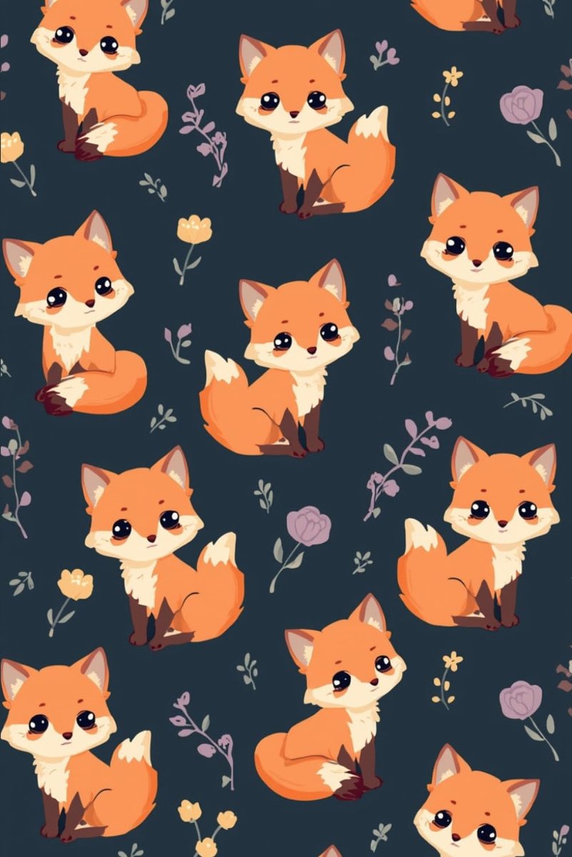Cute Fox Pattern Notebook: Lined Journal for Kids, Teens & Writing – Adorable Cartoon Foxes Design - ShopVlot