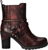 Mustang Enkellaarsjes - Dames - Rood - Maat:37