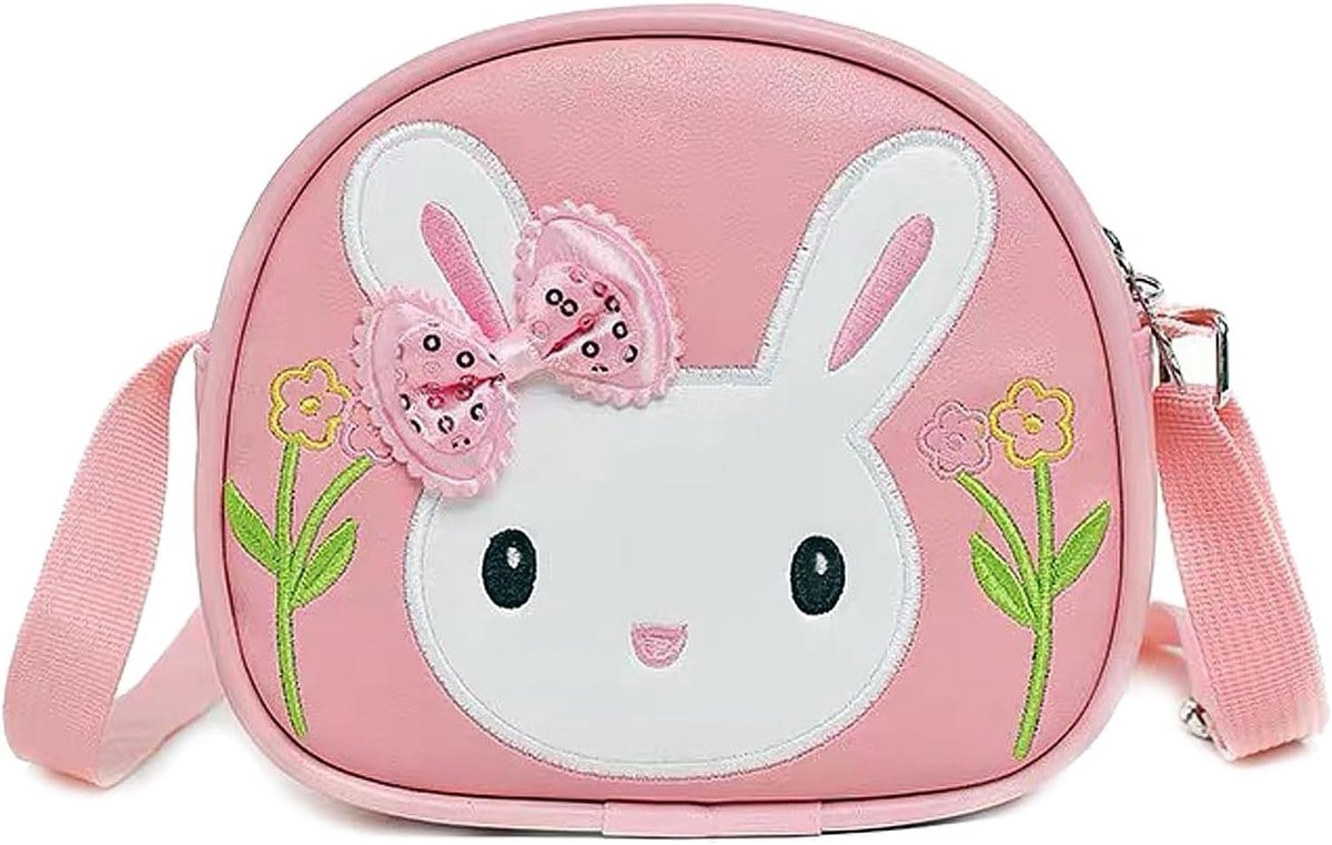 Schattige Crossbody Tas voor Kinderen - Kleine Regenboog Schoudertas als Verjaardagscadeau voor Meisjes en Peuters