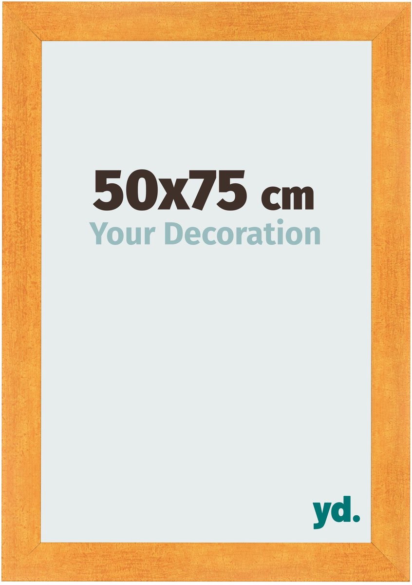 yd. Your Decoration - Fotolijst 50x75 cm - MDF - Oranje - Pisa