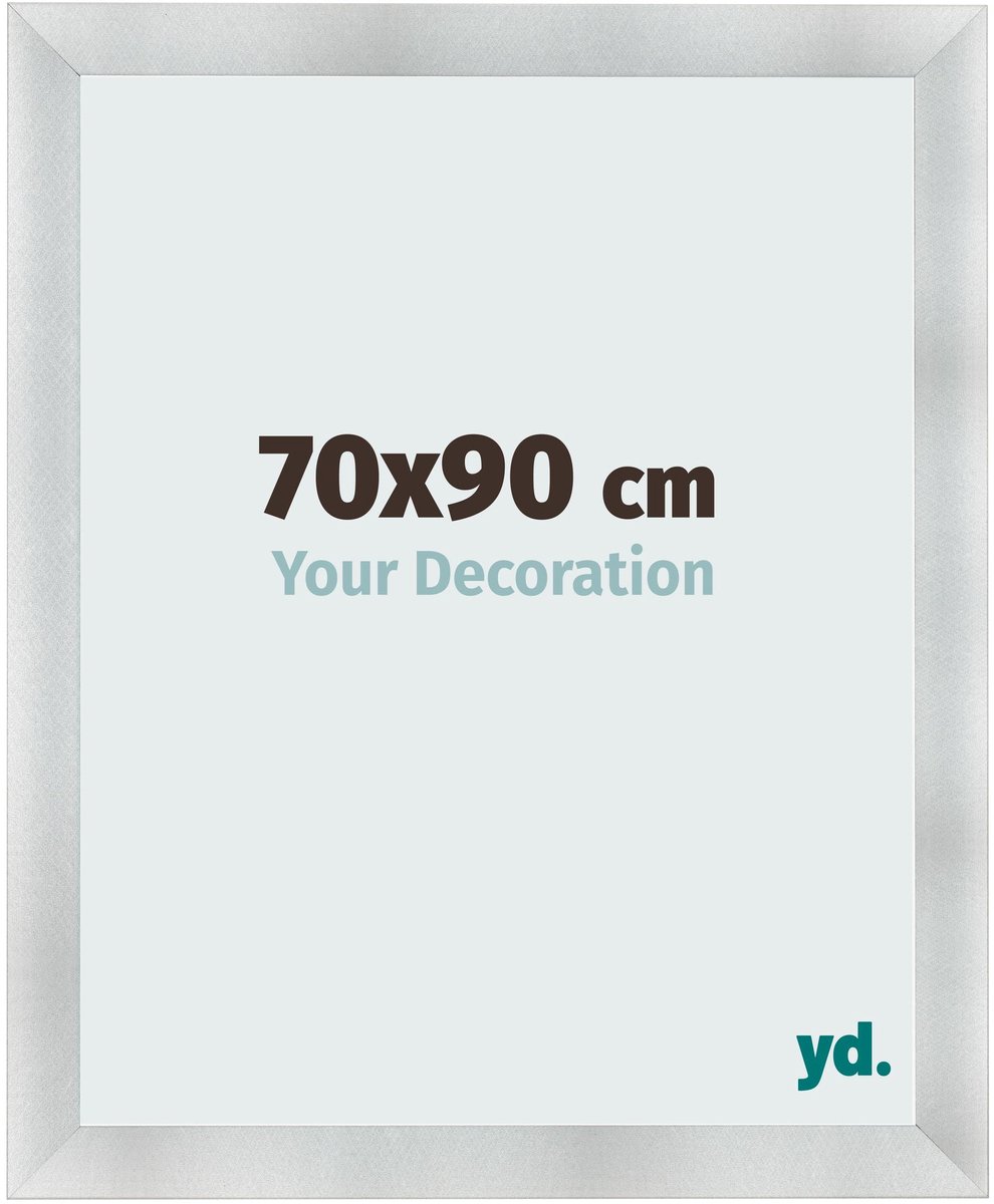 yd. Your Decoration - Fotolijst 70x90 cm - MDF - Aluminium Geborsteld - Pisa