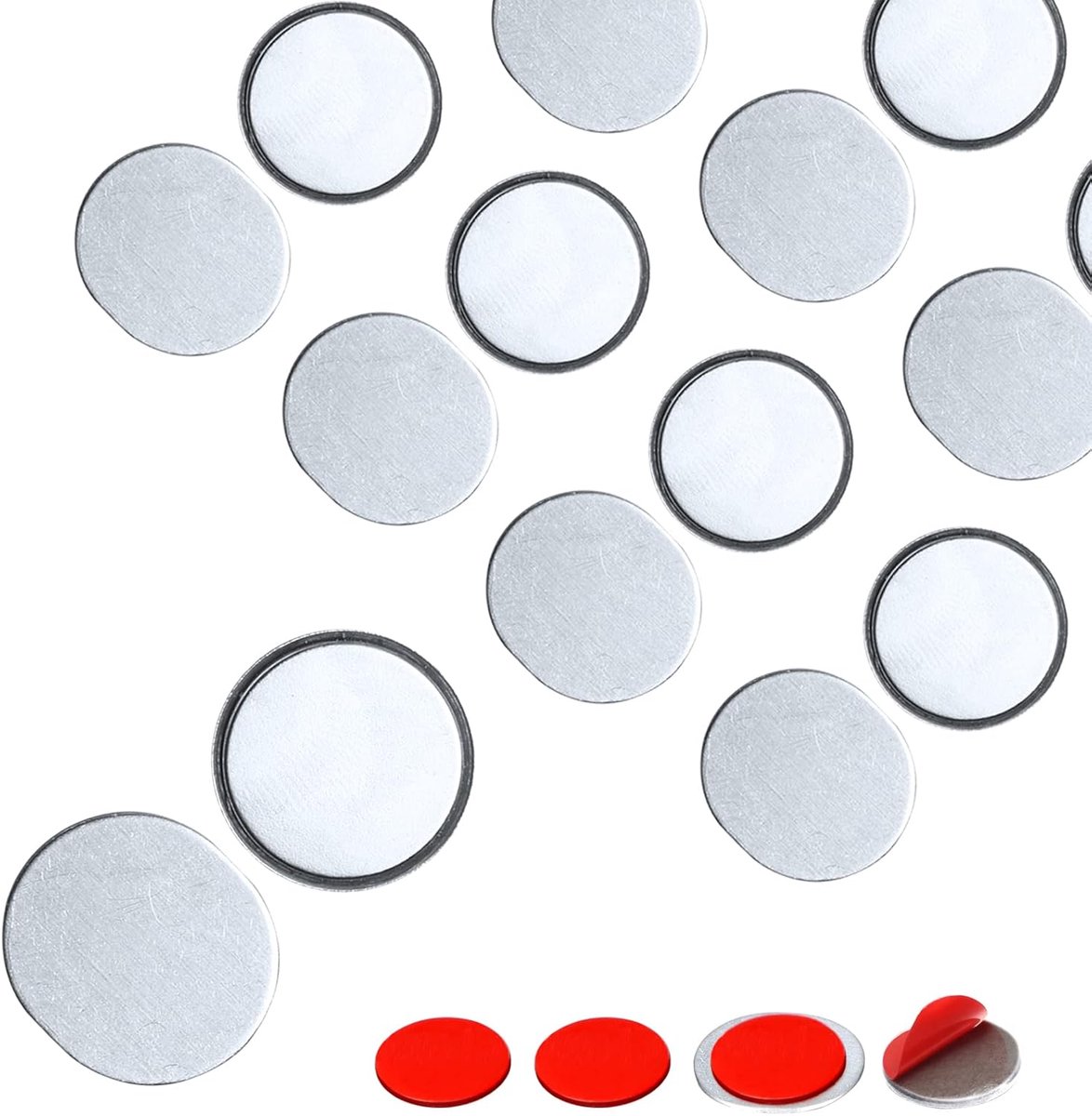 Magnetische Deurvastzetter Ultradunne Kastmagneten Roestvrij Staal Lademagneet Vergrendeling voor Schuifdeur Vergrendeling Keuken Kast Kast Sluiter (D15-8)