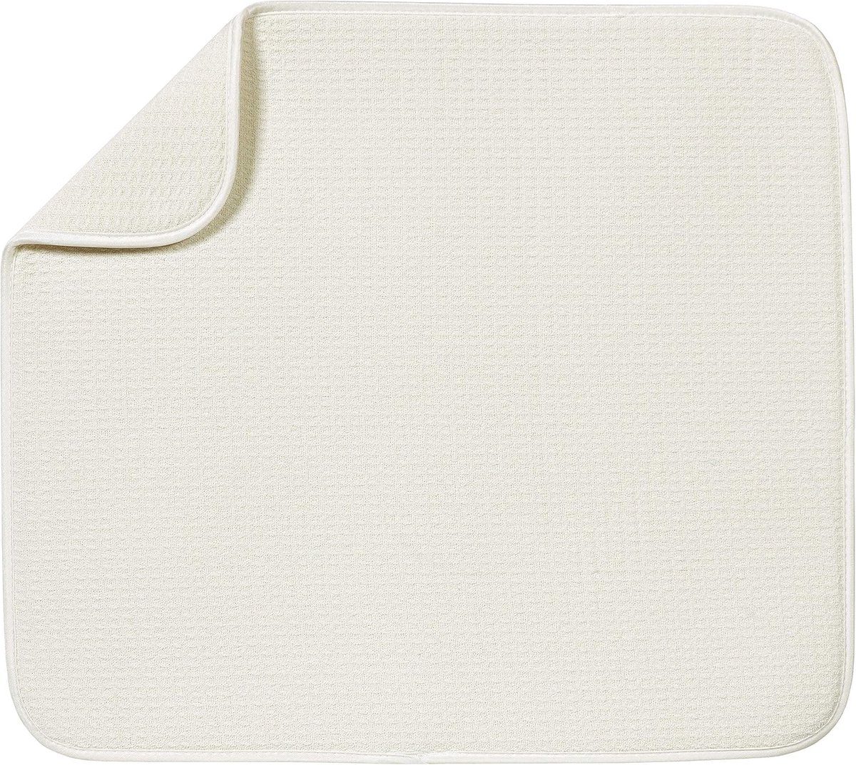 INC. Absorberende, omkeerbare microvezel droogmat voor keuken, 40,6 cm x 45,5 cm, crème