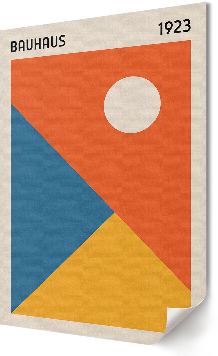 Coloray Polycanvas Wandposter - Olifantenportret, Fotografie - A2 - Zwart-wit Wanddecoratie - Rechthoek - Canvasposter - Woonkamer, Slaapkamer, Kantoor - Klassiek