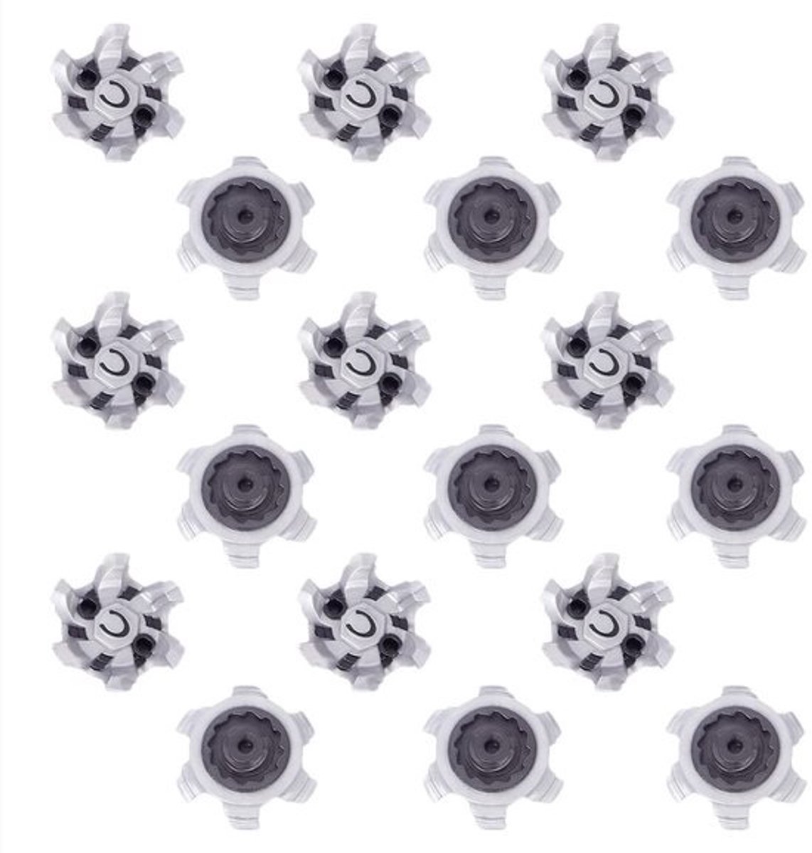 18 Stuks Golf Schoen Spikes - Rubber Soft Vervangstuds voor Optimale Grip en Stabiliteit op de Golfbaan