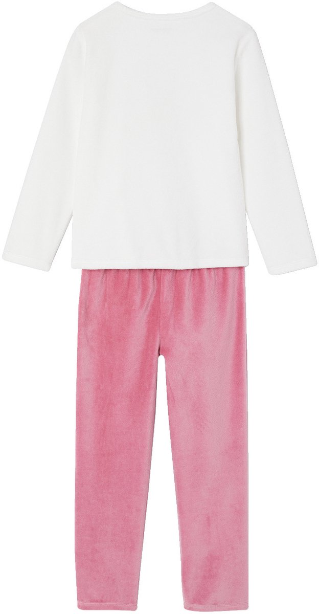 vertbaudet Lot de 2 pyjamas fille ecru