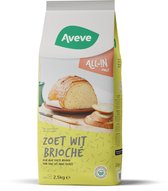 4 Stuks All-In Broodmix Zoet Wit Brood 2.5 kg - Voor 5 Broden - Enkel Water Toevoegen - Ook voor Rozijnenbrood, Chocoladebrood En Suikerbrood - Voordeelpakket 4 Stuks