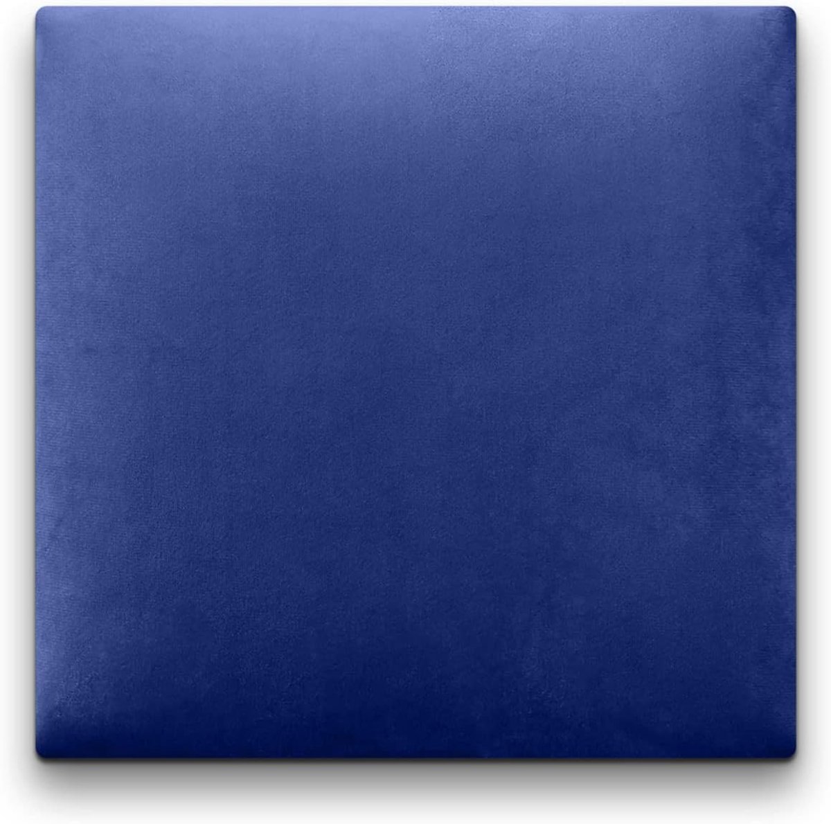 3D, gevoerd hoofdeinde in bed, zeer eenvoudige zelfmontage, van velours, 25 x 25 cm, donkerblauw