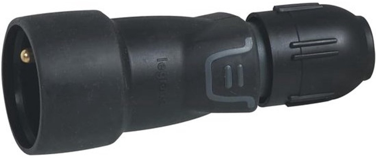 Prolongateur 2P+T - 16 A, zwart
