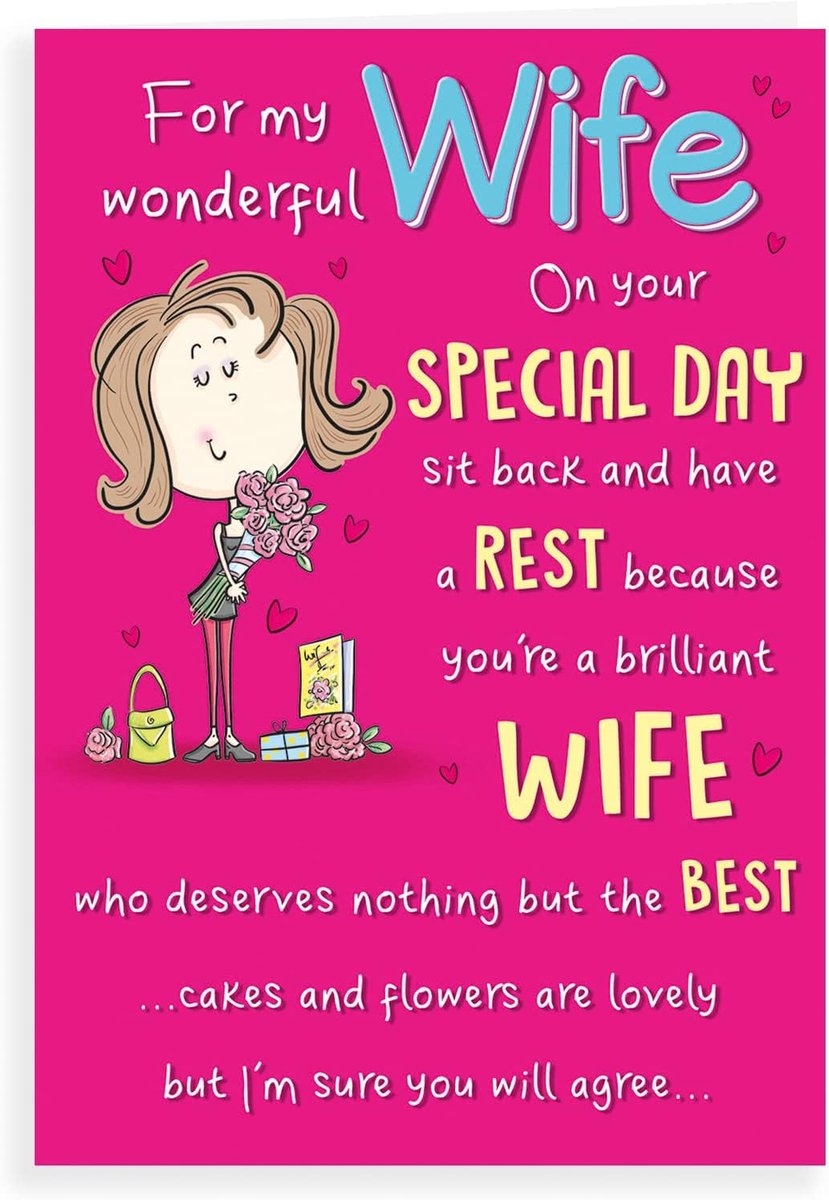 Publishing Humor Verjaardagskaart Vrouw - 9 x 6 inch