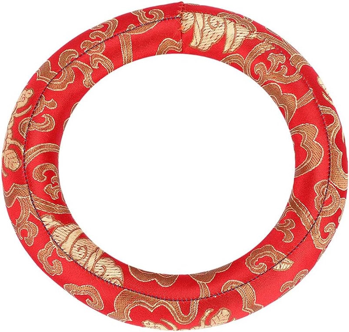Komkussen Ringkussen, 7-10 Inch Klankschaalhouder voor Plezier (rood)