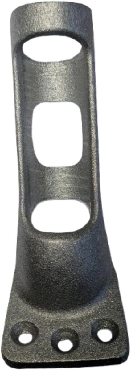 Flagmakers Model 652553, Amerikaanse vlag, gegoten aluminium 1" vlaggenmast beugel, 1", zilver
