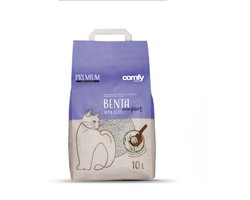 Comfy Kattenbakvulling Benta Compact Lavender 10L | klontvormende bentoniet kattenbakvulling met lavendelgeur