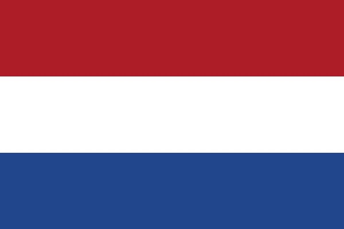 Vlaggen - 90 x 150 cm / 150 cm 90 cm - van polyester met gouden oogjes - duurzaam en weerbestendig (Nederland)