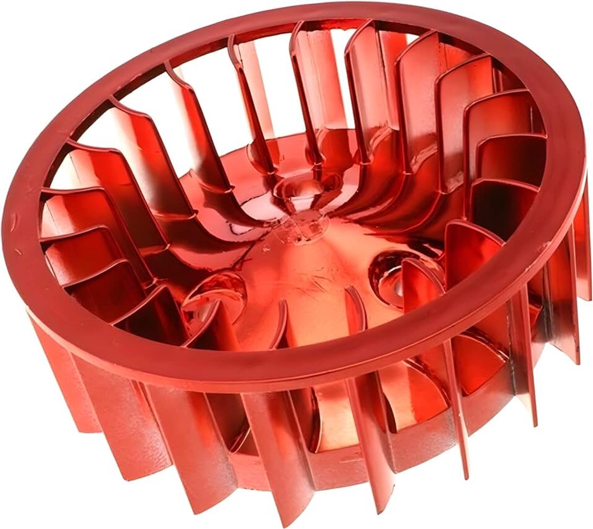 Ventilatorwiel STR8, Lima-zijde rood voor Minarelli liggend