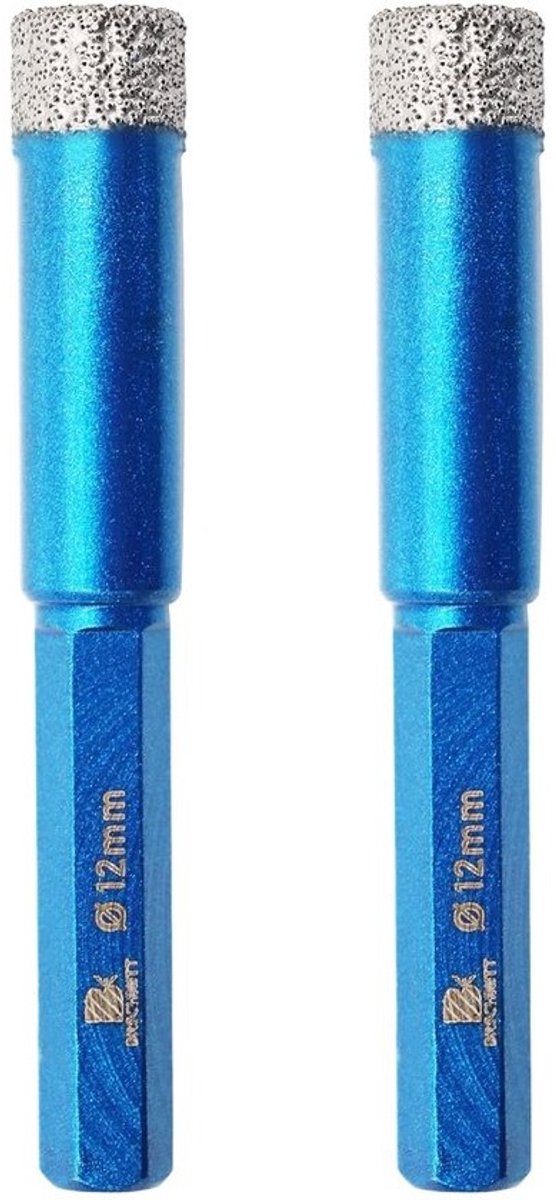 Set van 2 Diamantboren voor Droog Boren - 12 mm
