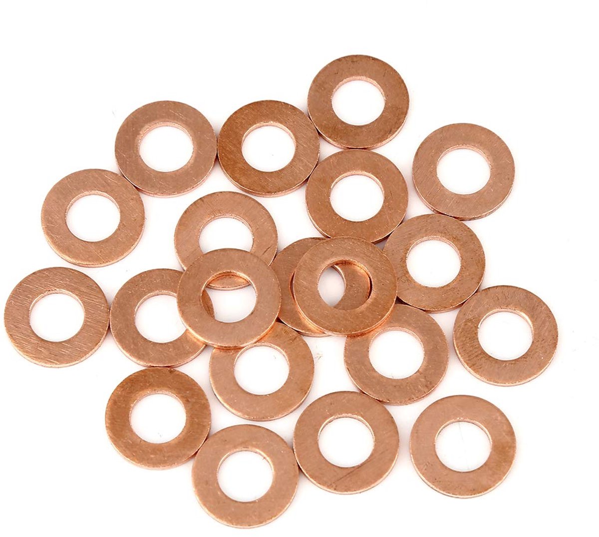 Platte afdichtringen ring voor auto 8 x 16 x 1,5 mm