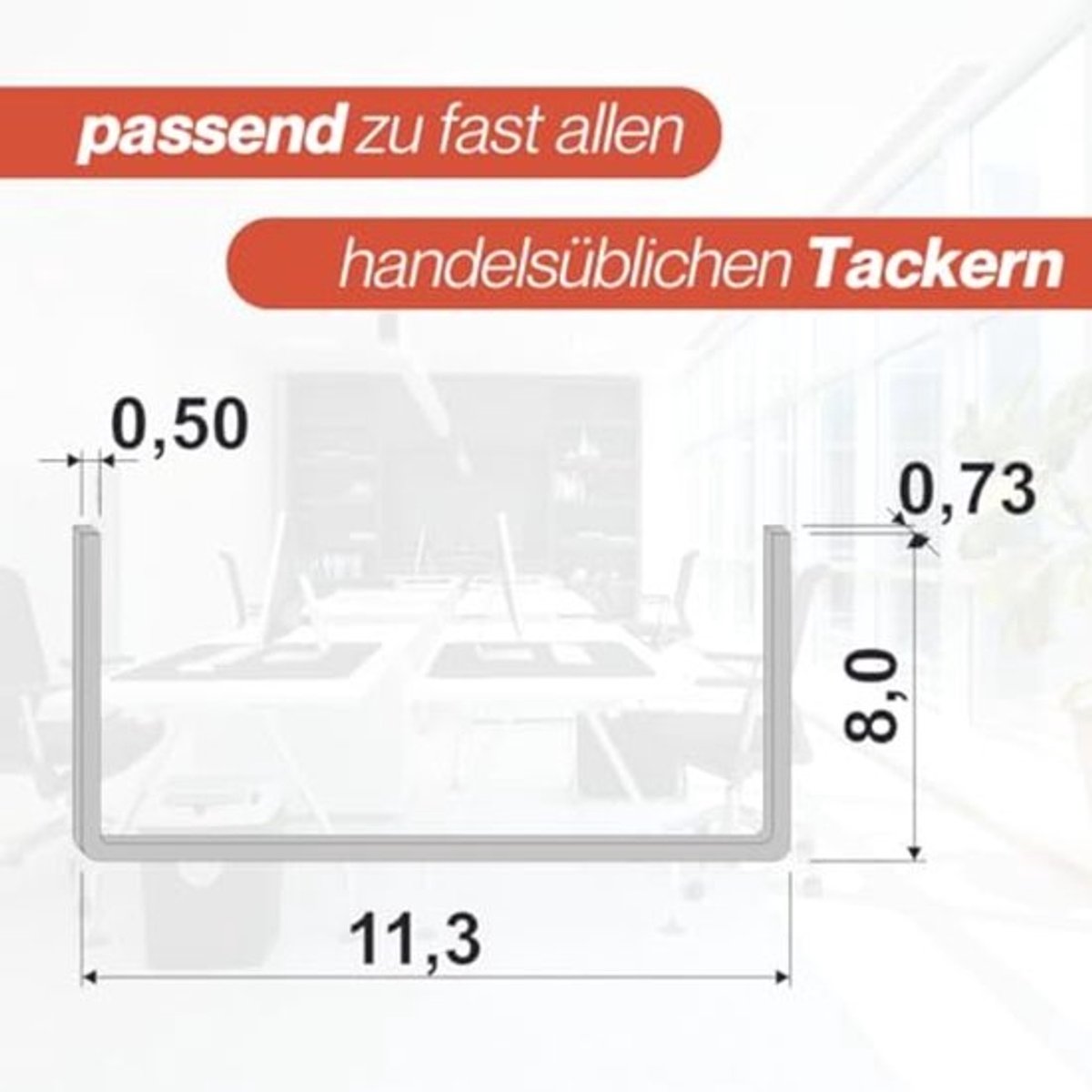 Nietjes type 53 - 5000 stuks - Verzin en keuze in afmetingen