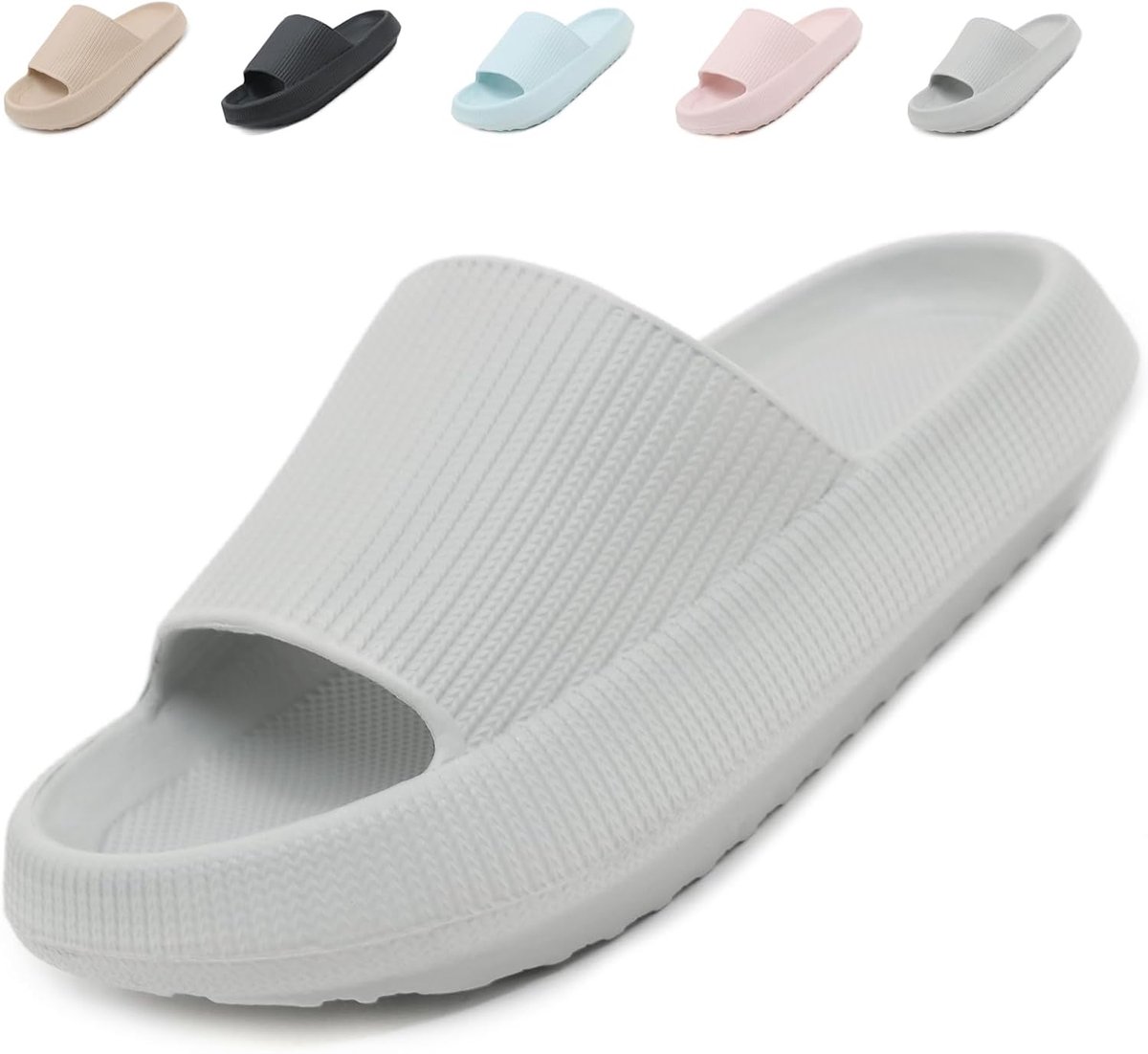 Badschoenen voor Dames en Heren Comfortabele Ultralichte Zomerpantoffels Badkamer Zwembad Douche Slippers voor Binnen Buiten