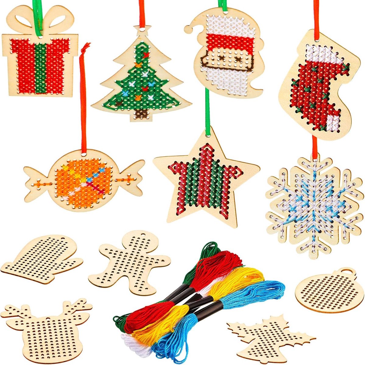 Kits, inclusief ster sneeuwvlok voor kunst en ambachten, diverse patronen (mooie stijl)