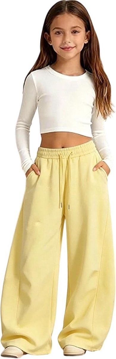 Leggings voor meisjes, getailleerde pasvorm, casual stijl, perfect voor elke dag. Zachte, rekbare en comfortabele broeken.