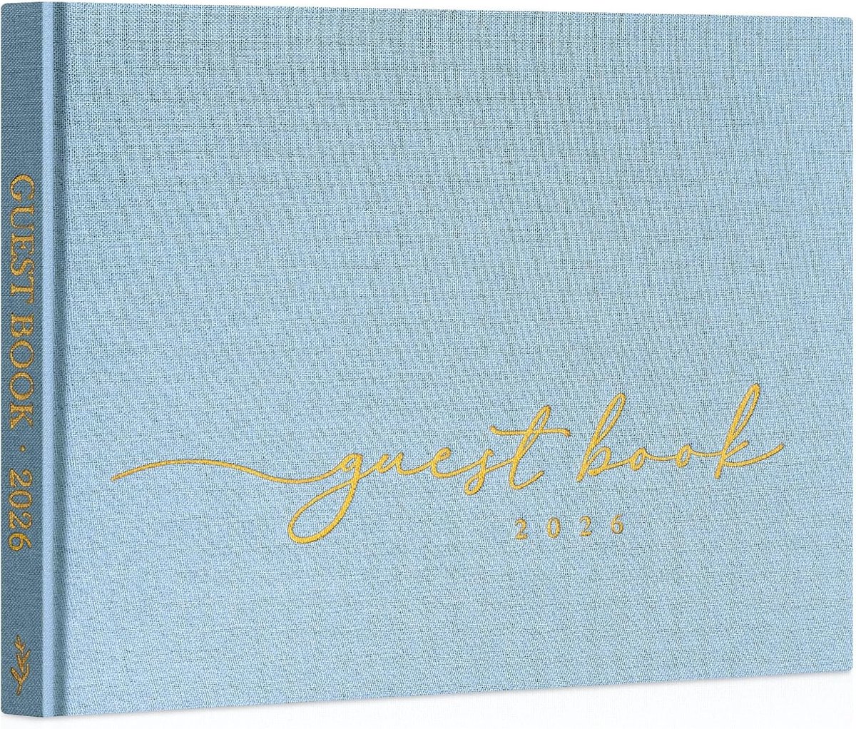 Huwelijksgastenboek 2026 - Linnen Hardcover Polaroid Gastenboek voor Bruiloft, Baby Shower en Feestjes met 108 Lege Pagina's voor Foto's en Berichten - Perfect voor Herinneringen en Creatieve Inzendingen