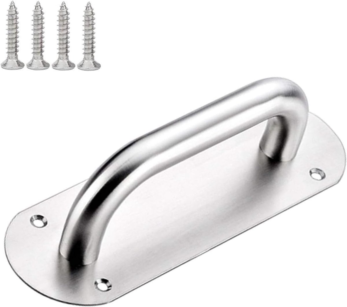 Deurgreep van Aluminiumlegering, Deurgreep, Schuifdeurgreep van Roestvrij Staal met Drukplaat, Platte Deurgrepen van Roestvrij Staal, Deurknop, Deurbeslag, Handgrepen